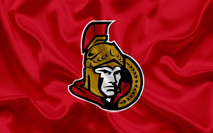 Senators de Ottawa, del club de hockey, NHL, emblema, logo, Liga Nacional de Hockey, hockey sobre hielo de Canad&#225;, Ottawa
