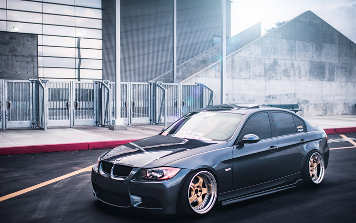 Download wallpapers BMW M3, 4k, E90, BMW 335i, tuning, german cars, BMW ...