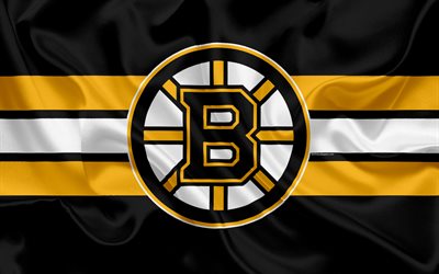 I Boston Bruins, hockey club, NHL, emblema, logo, nhl, hockey, Boston, Massachusetts, USA, Eastern Conference Atlantic Division