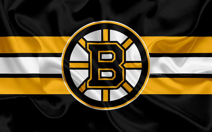 Boston Bruins, hockey club, NHL, emblem, logotyp, National Hockey League, hockey, Boston, Massachusetts, USA, Eastern Conference, Atlantic Division