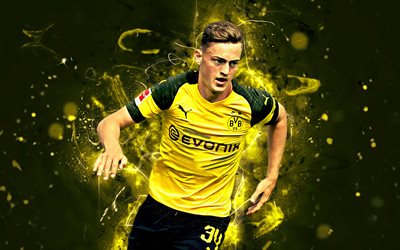 Jacob Bruun Larsen, Bruun Larsen fotbollsspelare, Borussia Dortmund FC, fotboll, Bruun Larsen, BVB, Bundesliga, neon lights