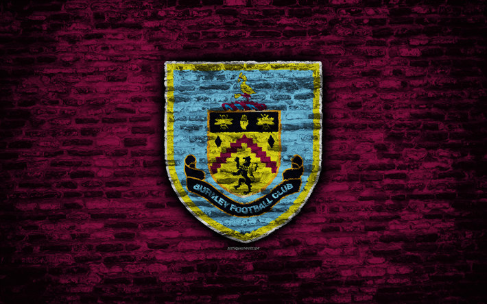 ダウンロード画像 Burnley Fc ロゴ 紫色のレンガ壁 プレミアリーグ 英語サッカークラブ サッカー のclarets レンガの質感 Burnley イギリス フリー のピクチャを無料デスクトップの壁紙