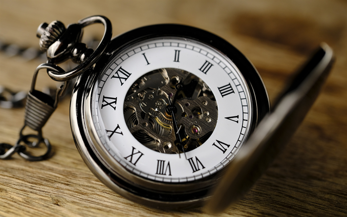 昔懐中時計, 時間概念, 旧機構, 腕時計, ホワイトのダイアル