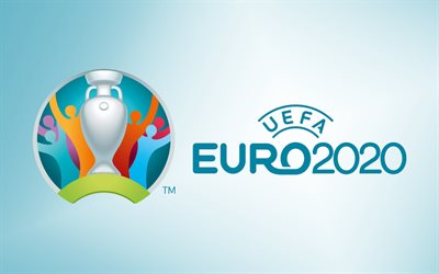 UEFA Euro 2020, creative background, Euro 2020 logo, emblem, Europe, football championship logos