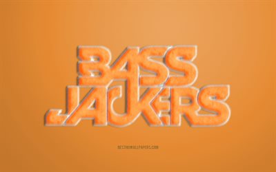 البرتقال Bassjackers شعار, الخلفية البرتقالية, Bassjackers شعار 3D, Bassjackers الفراء شعار, الإبداعية الفراء الفن, Bassjackers شعار, الهولندي دي جي, Bassjackers, مارلون Flohr, رالف فان Hilst