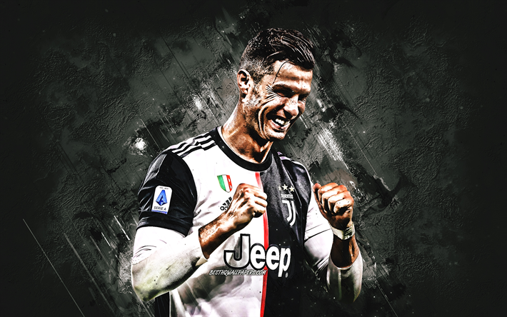 Cristiano Ronaldo, CR7, portrait, goal, Juventus FC, Serie A, Italy, football, world soccer star, Ronaldo Juventus