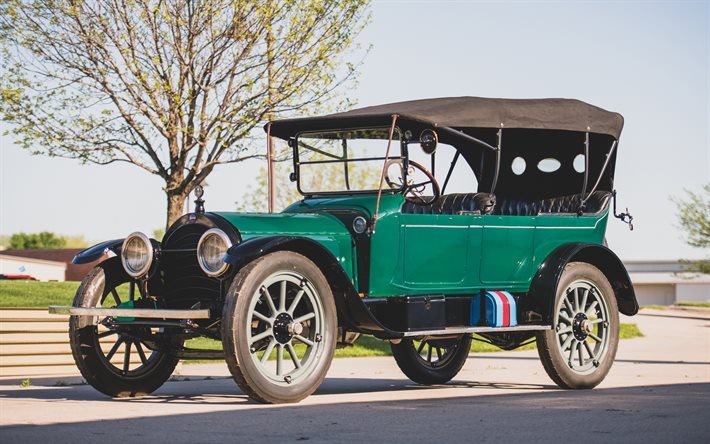 Jeffery Six Model 96 5 kişilik Touring, 4k, retro arabalar, 1914 arabalar, Jeffery Six