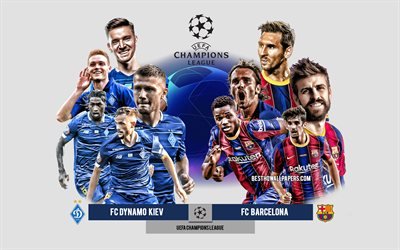 Dynamo Kiev vs FC Barcelona, Group G, UEFA Champions League, Preview, promotional materials, football players, Champions League, football match, FC Dynamo Kiev, FC Barcelona