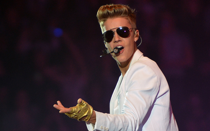 Justin Bieber, un concert, un chanteur Canadien, &#233;tats-unis