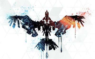 Horizon Zero Dawn, 4k, 2017 games, art, RPG, action