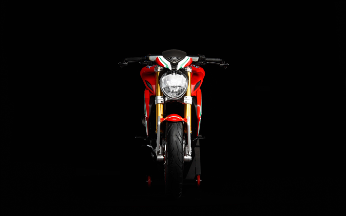 4k, MV Agusta Dragster 800 RC, de l&#39;obscurit&#233;, 2018 v&#233;los, superbikes, MV Agusta