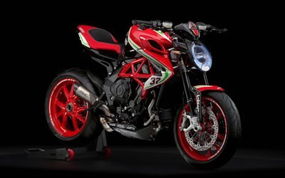 MV Agustaドラッグスター800RC, 2019, 4k, イタリアのスポーツバイク, 外観, スポーツバイク, MV Agusta