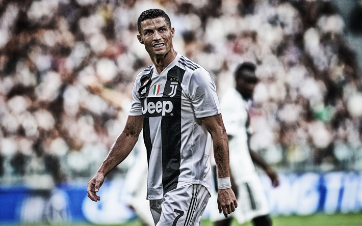 Cristiano Ronaldo, HDR, ottelu, CR7 Juve, Juventus FC, jalkapallo, Serie, Ronaldo, CR7, luova, portugalilaiset jalkapalloilijat, Juventus