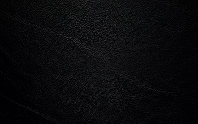 svart l&#228;der, 4k, l&#228;der konsistens, svart bakgrund