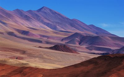 Argentina, desert, mountains, South America