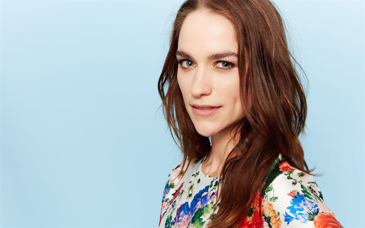 Melanie Scrofano, 2017, kanadensisk sk&#229;despelerska, vacker kvinna, portr&#228;tt