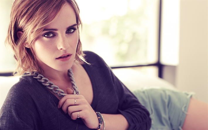 Emma Watson, portrait, s&#233;ance de photos, actrice Britannique, la belle femme