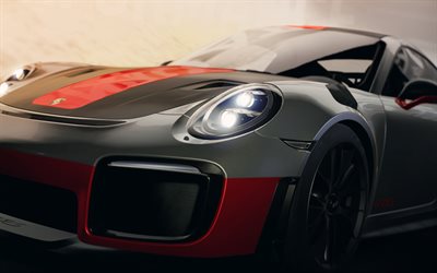 Forza Motorsport 7, 4k, Porsche 911 GT2 RS, 2017 games, racing simulator