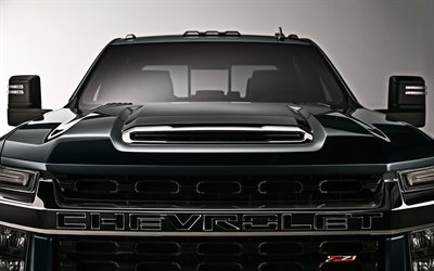 2020, Chevrolet Silverado, 3500HD, front view, new design Silverado, exterior, new 3500HD, american cars, Chevrolet