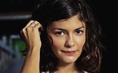 Audrey Tautou, french actress, portrait, face, photoshoot, brunettes, beautiful french woman, french celebrities