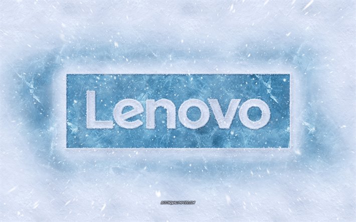Download wallpapers Lenovo logo, big