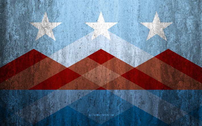 flagge von peoria, arizona, 4k, stein, hintergrund, amerikanische stadt, grunge flag, peoria, usa, fahne, grunge, kunst, textur, flaggen der amerikanischen st&#228;dte