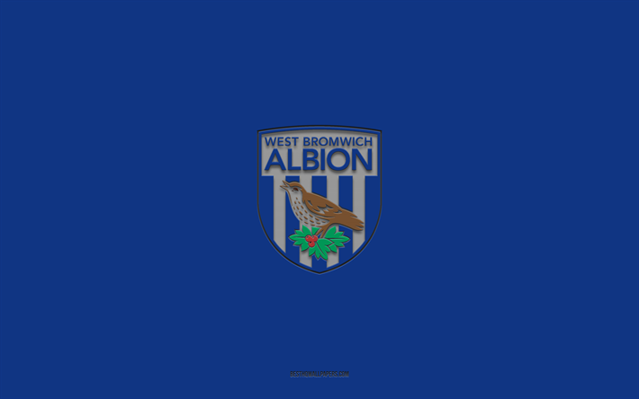 ダウンロード画像 ウェストブロムウィッチアルビオンfc イギリスのサッカーチーム 青い背景 ウェストブロムウィッチアルビオンfcロゴ グランジアート Eflチャンピオンシップ ウェストブロムウィッチ サッカー イギリス ウェストブロムウィッチアルビオンfc
