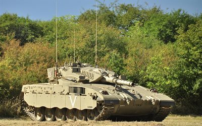 Merkava, Israeli tank, battle tank, modern armored vehicles, Israel