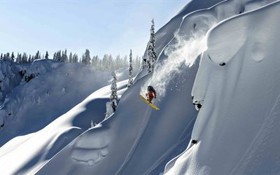 skiing, 5k, winter, extreme, Alaska, USA