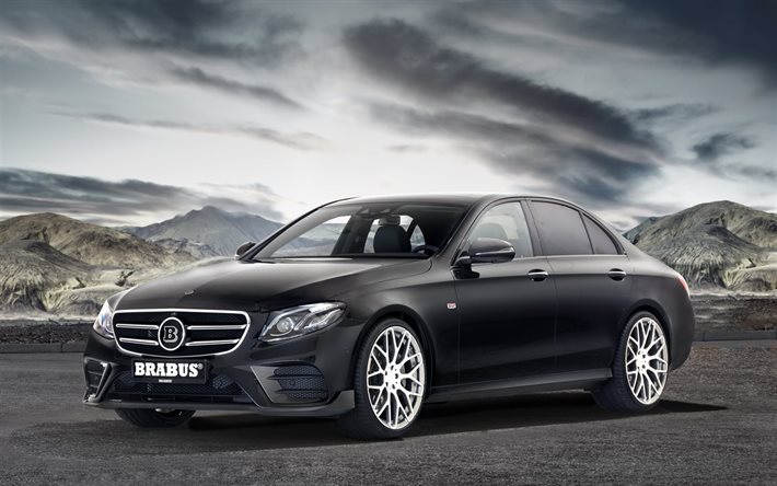 Mercedes-Benz E-class, 2017 voitures, Brabus, le tuning, les berlines Mercedes