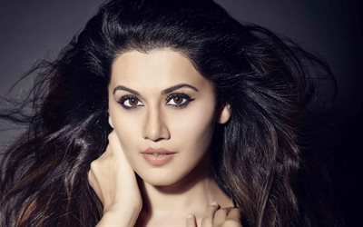 Tapsee Pannu, 4k, Bollywood, Indian actress, portrait, photoshoot, brunette