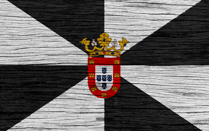 flagge von ceuta, 4k, afrika, holz textur, spanischen, autonomen, nationalen symbolen, ceuta flagge, kunst, ceuta