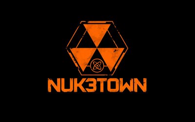 Nuketown, 4k, logo, Call of Duty, CoD