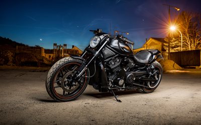Harley Davidson, l&#252;ks siyah motosiklet, helikopter, Amerikan motosiklet