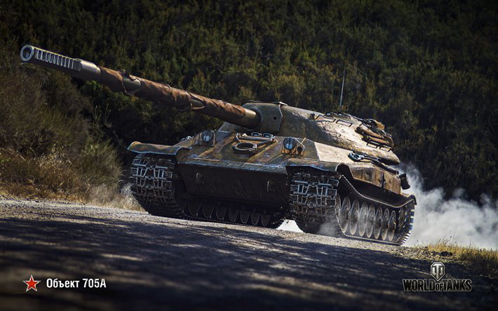 Object 705A, WoT, battle, tanks, online games, World of Tanks, Soviet tanks