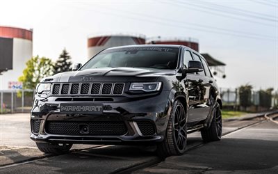4k, Jeep Grand Cherokee, Manhart GC 800, WK2, exterior, front view, Grand Cherokee tuning, american cars, Jeep