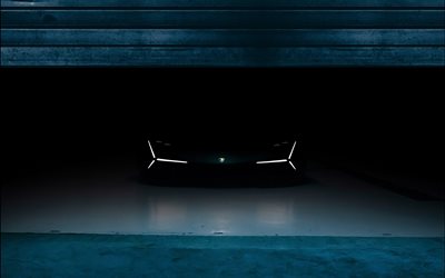 Lamborghini Kolmannen Vuosituhannen, 4k, hypercars, 2018 autoja, autotalli, superautot, Lamborghini
