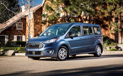 Ford Transit Connect, 4k, 2018 cars, compact wans, new Transit Connect, Ford