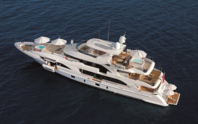 Benetti Classic Supr&#234;me 132, 4k, de super-yachts, des bateaux, des Benetti