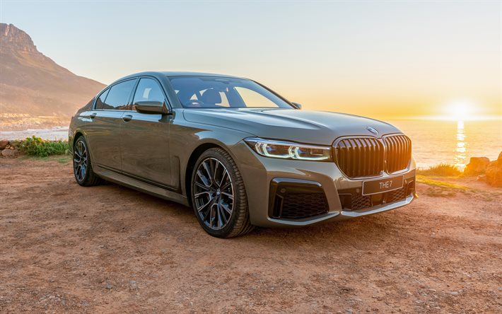 Download wallpapers BMW 745Le xDrive, 2021, The 7, exterior, luxury