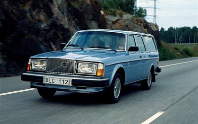 Volvo 265 GLE, 4k, highway, 1980 cars, retro cars, 1980 Volvo 265 GLE, Volvo