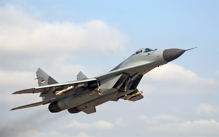 MiG-29, f&#233;d&#233;ration de chasse, avions militaires, les serbes de la Force A&#233;rienne, de la Serbie