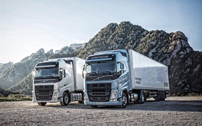 2019, LNG Volvo FH, FH16, gaz motoru, kamyon, kamyon kavramlar, kargo teslimat, kargo, yeni mavi FH16, İsve&#231;li kamyon, Volvo Kamyon