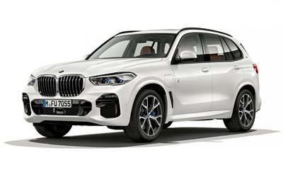 BMW X5, 2019, 外観, フロントビュー, 新白X5, 白高級SUV, ドイツ車, BMW