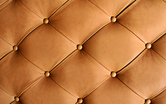 brown leather upholstery, close-up, brown leather, macro, brown leather background, leather textures, brown backgrounds