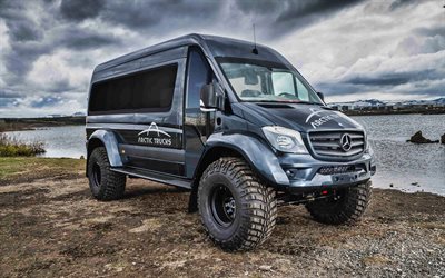 -Benz Sprinter, 2019 otob&#252;s 4k, Arctic Trucks, tuning, Mercedes, Sprinter, Alman otomobil, offroad, Mercedes tunned