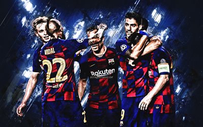 FC Barcelona, football players, Catalan Football Club, Champions League, Luis Suarez, Lionel Messi, Frenkie de Jong, Arturo Vidal, Arthur, football, Spain, world football stars, La Liga