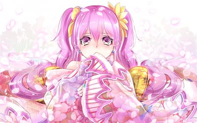 Vocaloid, Hatsune Miku, portrait, anime characters, japanese manga, main characters