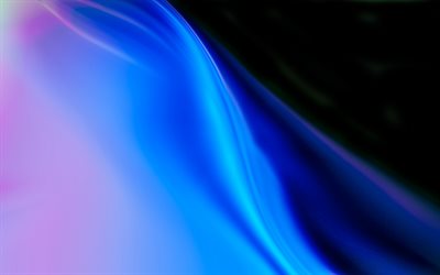 blue-wave negro, abstracto, ola de fondo, creativo azul-negro de fondo, las olas de fondo, negro-azul de fondo, la abstracci&#243;n de fondo