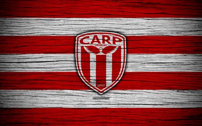 4k, River Plate FC, logotyp, Uruguays F&#246;rsta Divisionen, emblem, tr&#228;-struktur, Uruguay, CA River Plate, fotboll, Club Atletico River Plate, FC River Plate
